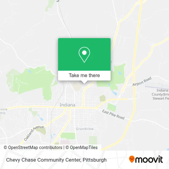 Chevy Chase Community Center map