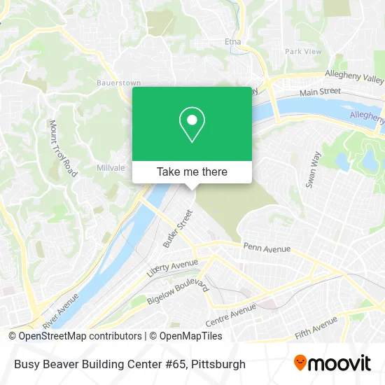 Busy Beaver Building Center #65 map
