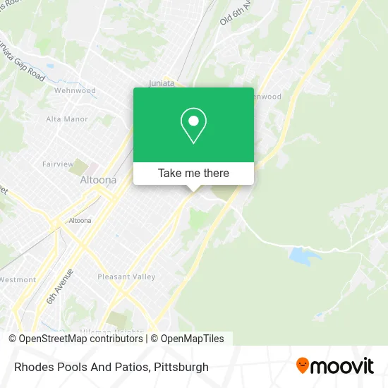 Rhodes Pools And Patios map