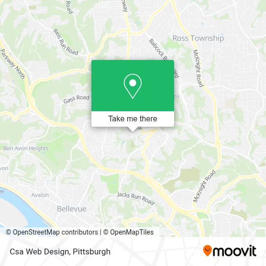 Csa Web Design map