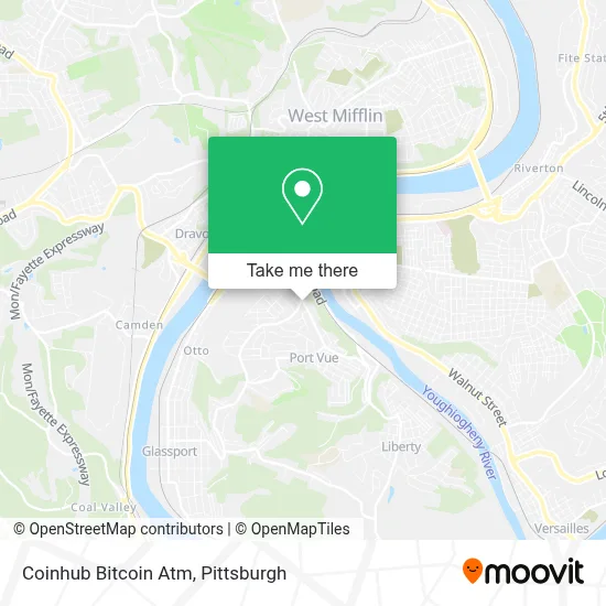 Coinhub Bitcoin Atm map