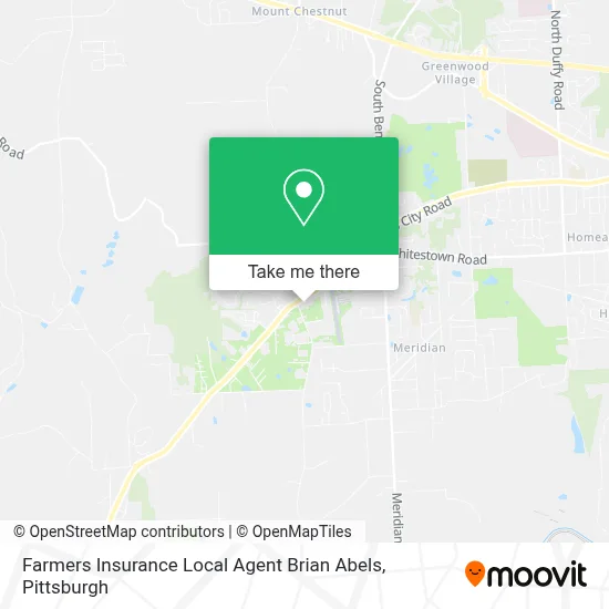 Farmers Insurance Local Agent Brian Abels map