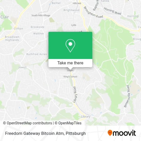 Freedom Gateway Bitcoin Atm map
