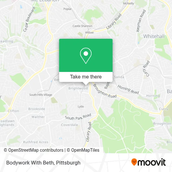 Bodywork With Beth map