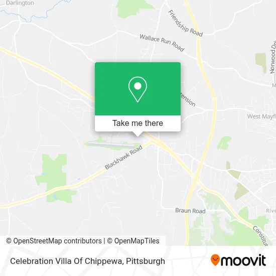 Celebration Villa Of Chippewa map