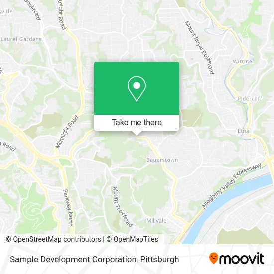 Sample Development Corporation map