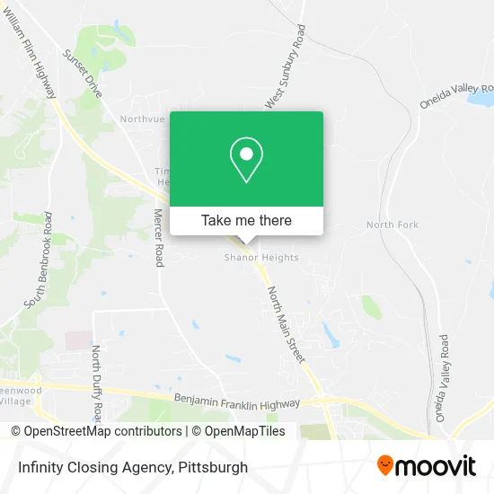 Infinity Closing Agency map
