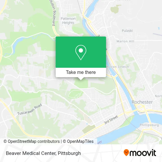 Beaver Medical Center map