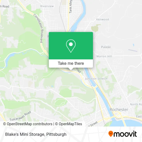 Blake's Mini Storage map