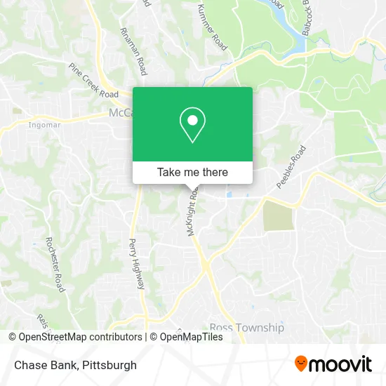 Chase Bank map