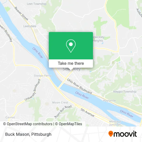 Buck Mason map