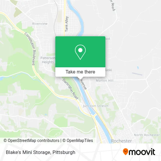 Blake's Mini Storage map