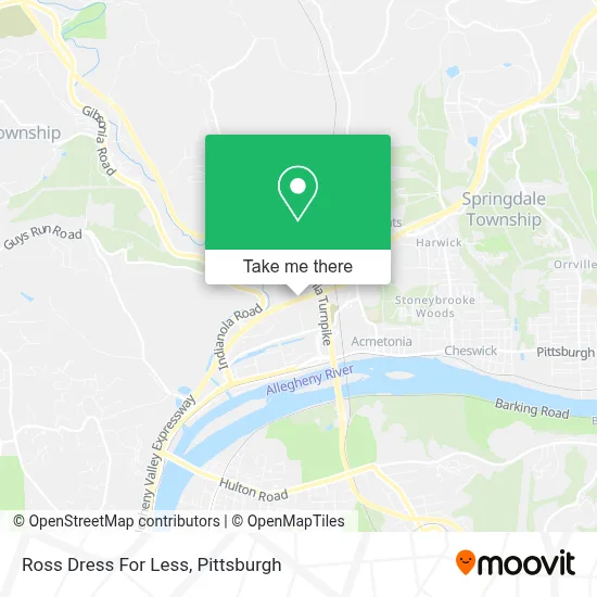 Ross Dress For Less map