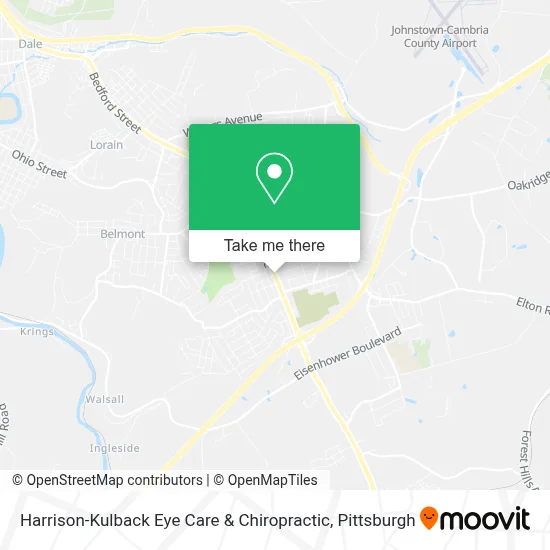 Harrison-Kulback Eye Care & Chiropractic map