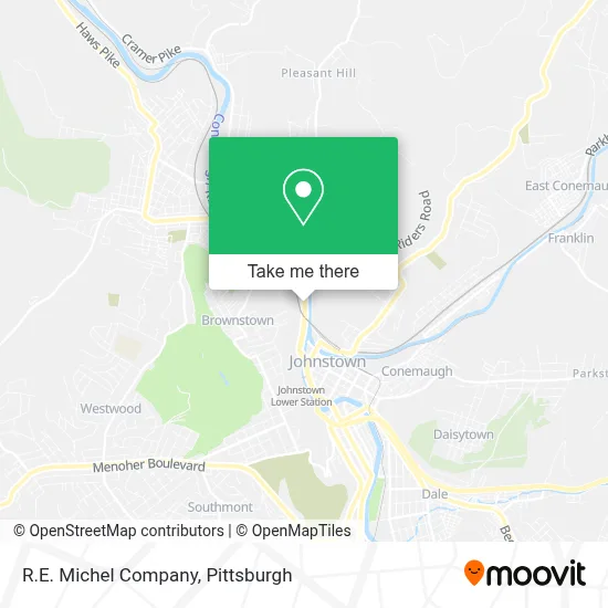 R.E. Michel Company map