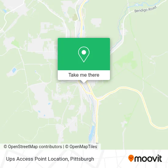 Ups Access Point Location map