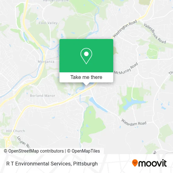 R T Environmental Services map