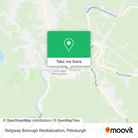 Ridgway Borough Revitalization map