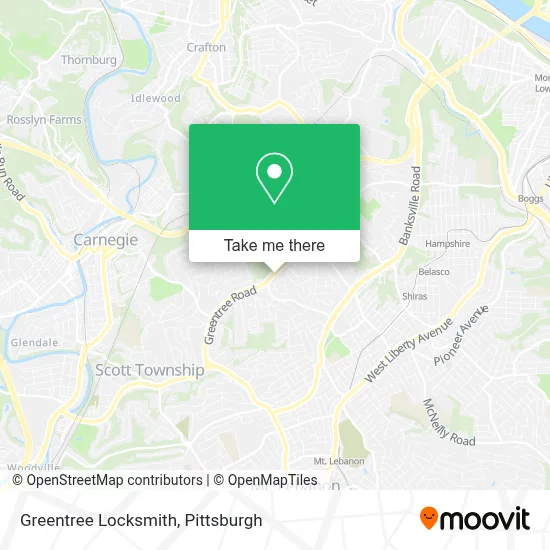 Greentree Locksmith map