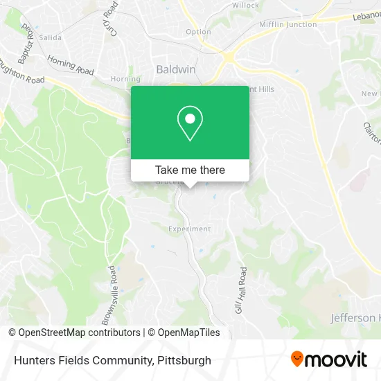 Hunters Fields Community map