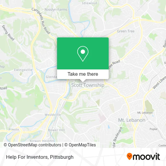 Help For Inventors map
