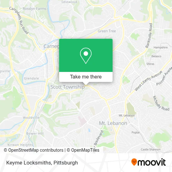 Keyme Locksmiths map