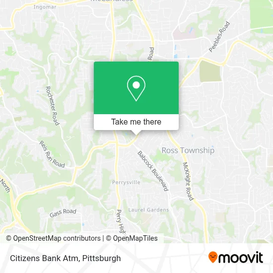 Citizens Bank Atm map