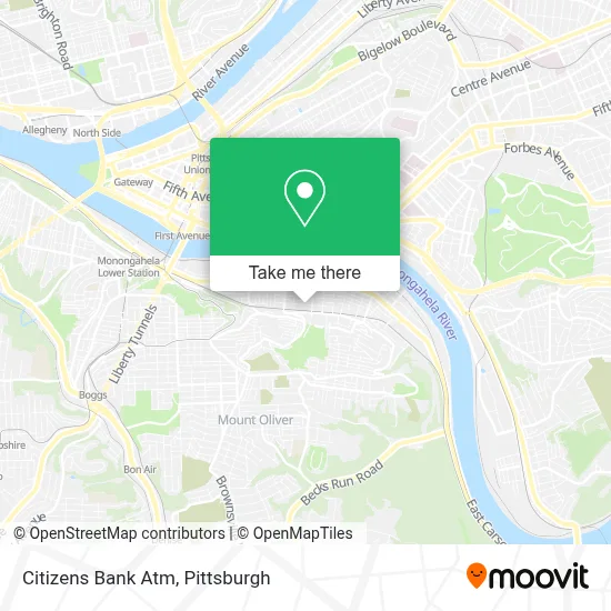 Citizens Bank Atm map