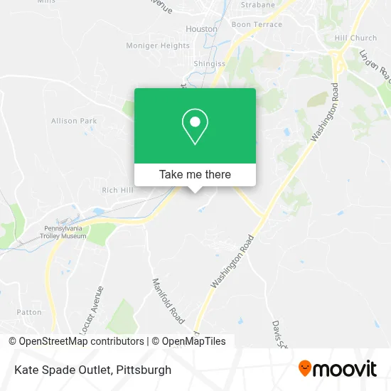Kate Spade Outlet map