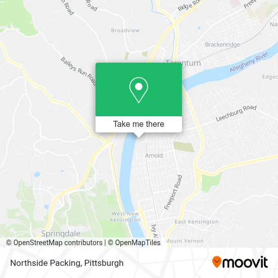 Northside Packing map