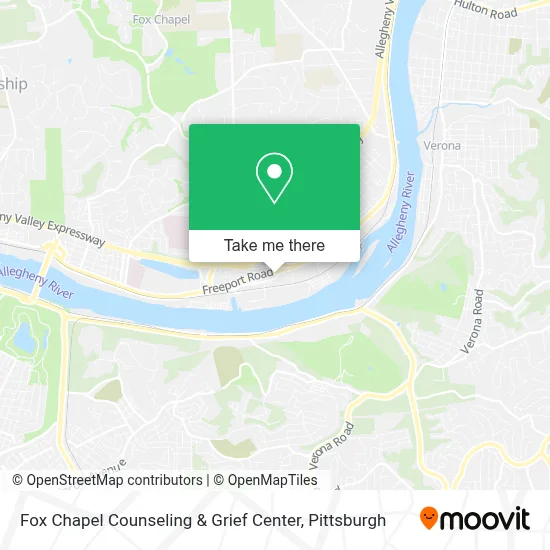 Fox Chapel Counseling & Grief Center map
