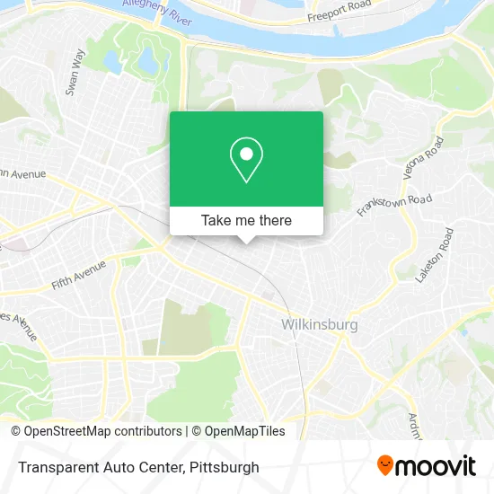 Transparent Auto Center map
