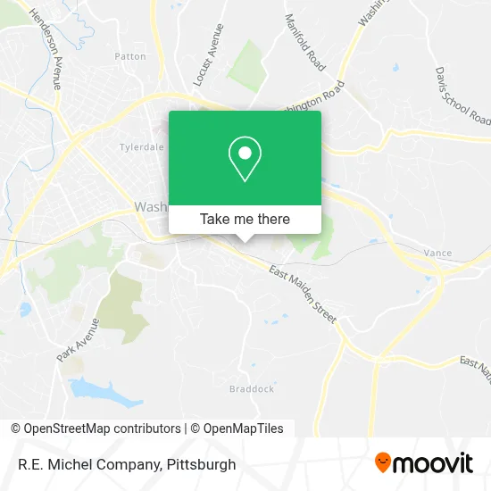 R.E. Michel Company map