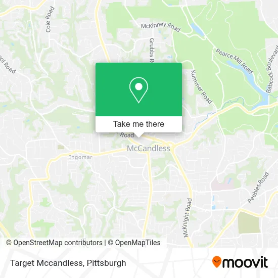 Target Mccandless map