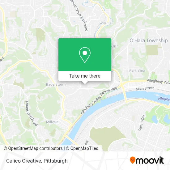 Calico Creative map