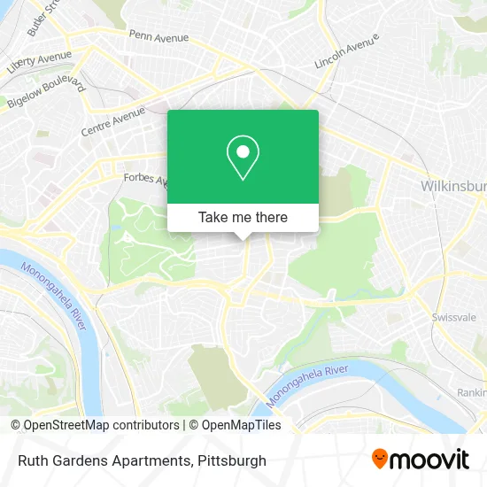 Ruth Gardens Apartments map