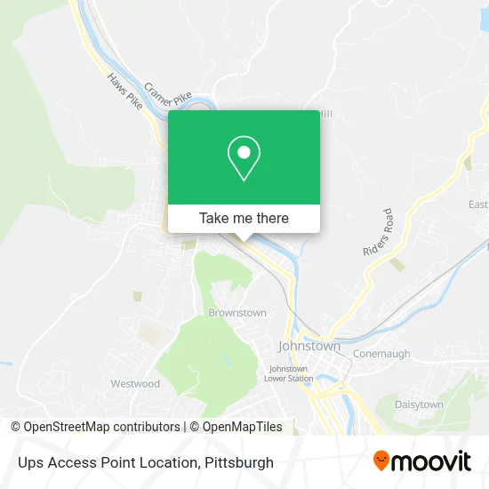 Ups Access Point Location map