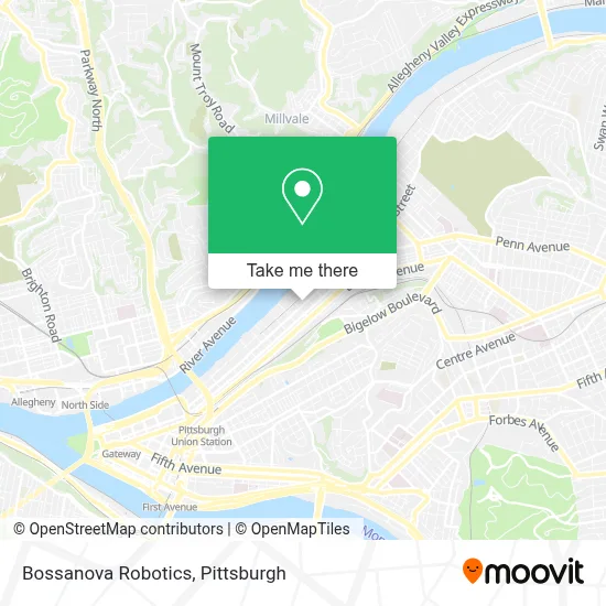Bossanova Robotics map