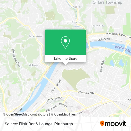 Solace: Elixir Bar & Lounge map