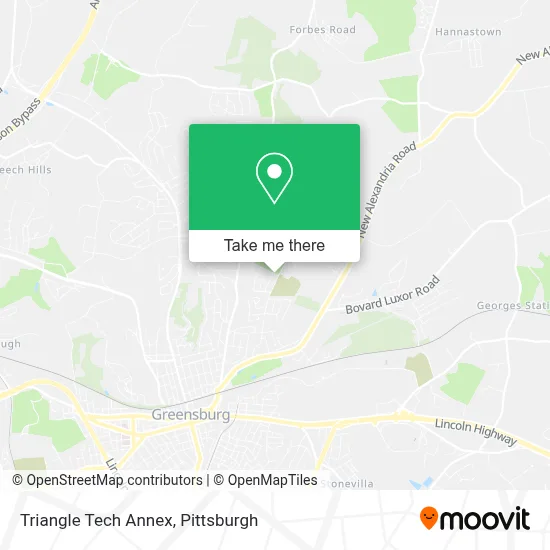 Triangle Tech Annex map