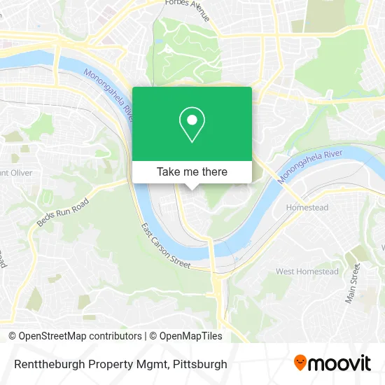 Renttheburgh Property Mgmt map