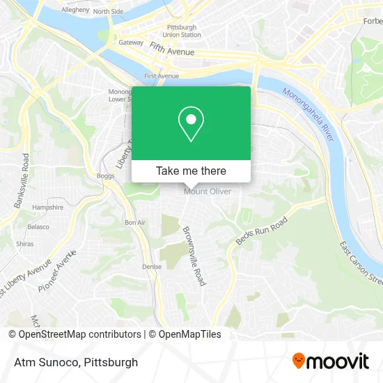 Atm Sunoco map