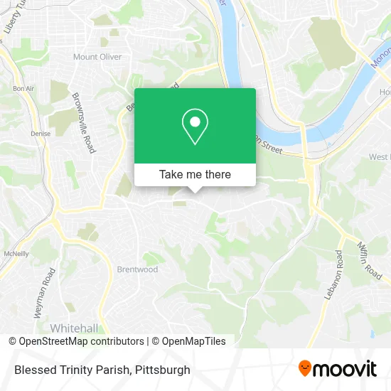 Blessed Trinity Parish map
