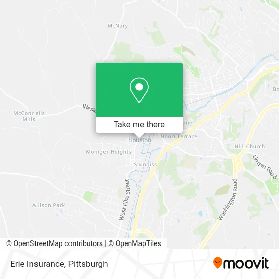 Erie Insurance map