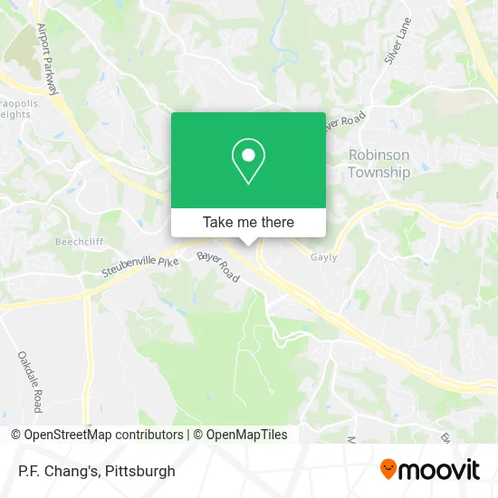 P.F. Chang's map