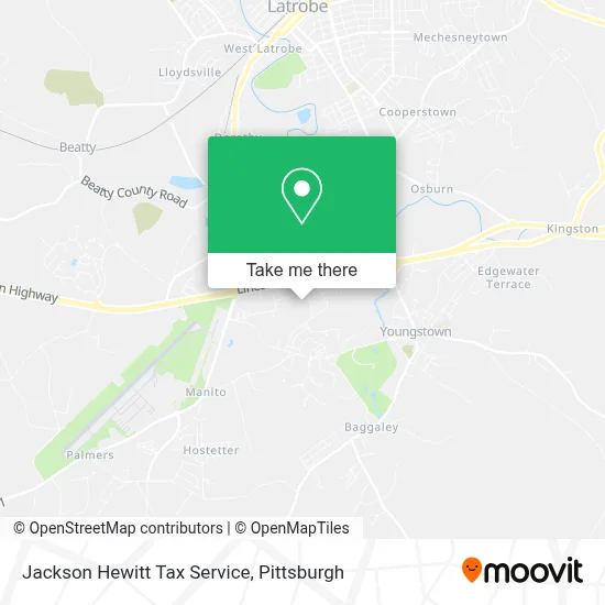 Jackson Hewitt Tax Service map