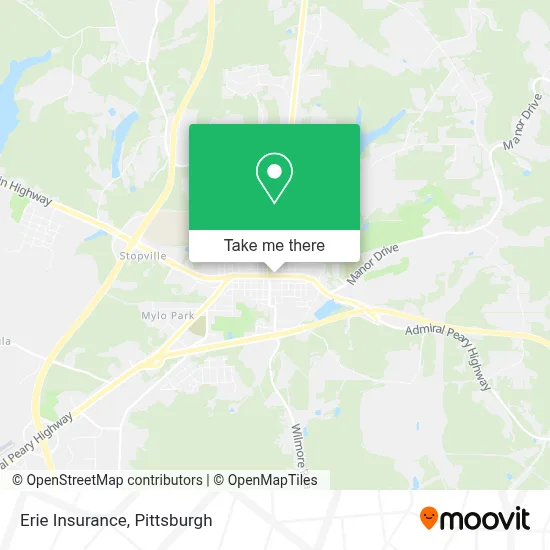 Erie Insurance map