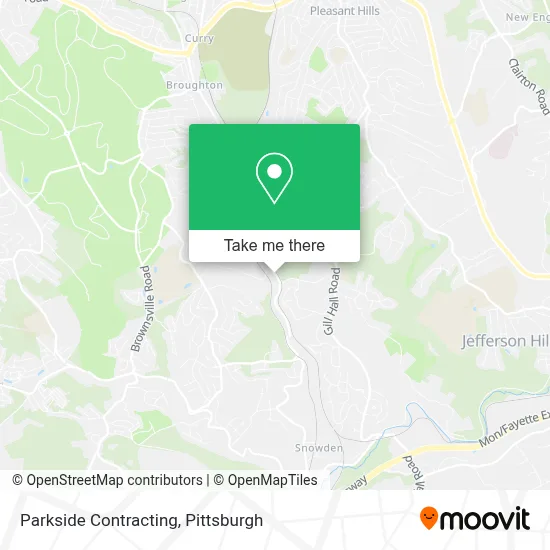 Parkside Contracting map