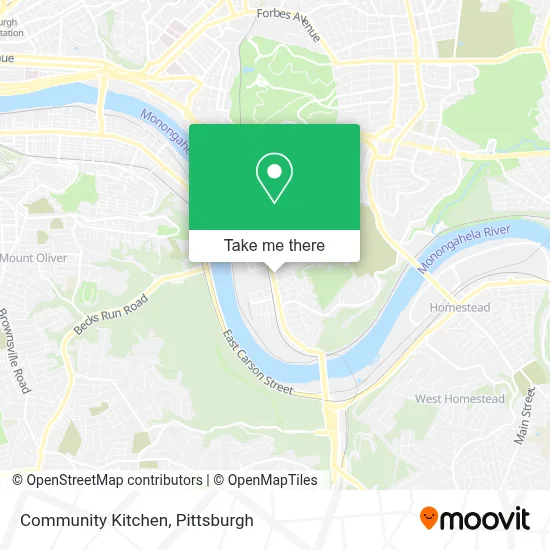 Community Kitchen map