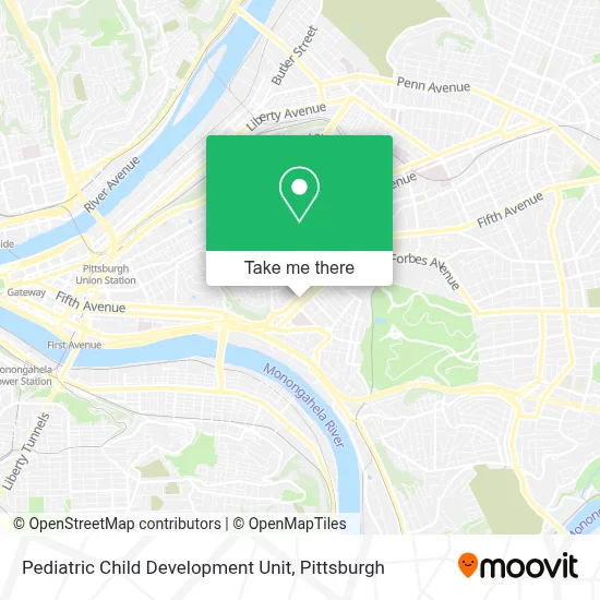 Pediatric Child Development Unit map